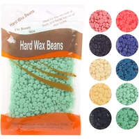 100g Depilatory Hard Wax Beans Stripless Waxing Beans with Natural Ingredient Hard Body Wax Beans for All Body and Bikini Areas
