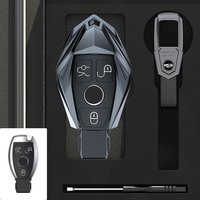 Aviation Zinc Alloy Car Key Case Cover for Mercedes Benz W203 W204 W212 C180 GLK300 CLS CLK CLA SLK C S E Class Accessories Fob