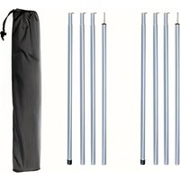 (2m/2pcs) Regulable Tent Poles, Camping Tent Tarps Poles with Storage Bag, Heavy Duty Poles Gear for Backpacking, Hiking Awning