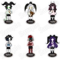 The Freak Circus Pierrot & Harlequin 10cm Acrylic Stand Keychain Desktop Decoration Fan Present