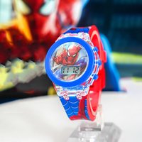 Flash Colorful Light Spiderman Children's Watches for Boys Cartoon Unicorn Girls Watch Kids Student Digital Clock Gifts Toy image 4