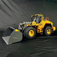 Double E L260H RC Loader 1/14 Hydraulic Remote Control Loader Metal Model RTR with Lighting and Sound System Remote Control Toy