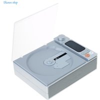 MultiFormat Compatible Cds Player Vintage Design Lightweight Builts-in Speaker X37A