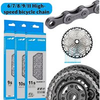 6/7/8/9/11 High-speed bicycle chain, large mountain bike chain, original chain for mountain bikes. Bicycle accessories