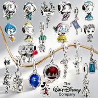 2026 Hot Sale 925 Silver Disney Princess Charms Beads,Dopey,Carl&Ellie,Fit Original European Bracelet,DIY Jewelry Gifts For Fans