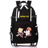 Anime BANANA FISH Oxford USB Charging Backpacks Cosplay Rucksack Students Schoolbags Laptop Daypack Unisex Travel Bag