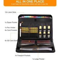 Expanding File Folder Accordion File Organizer for Office Supplies Organizador Binders File Folder Office Accessories