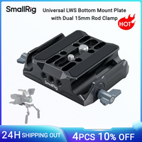 SmallRig Universal LWS Grundplatte untere Montageplatte mit zwei 15-mm-Stangenklemme für DSLR- und spiegellose Kamerakäfige -3357