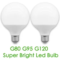 1-5pcs G80 G95 G120 7W-18W G45 LED Bulb Lamps E27 BASE Light Bulb AC 85V 265V Lampada Living Room Home Bombilla Warm Cold White