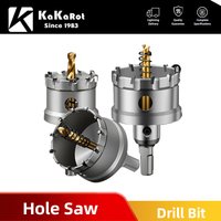 Kakarot HoleSawDrillBit Alloy CarbideCobalt Steel Cutter Stainless Steel Wood Cutting Iron Metal Core Drill Bit Metal drill bit