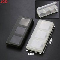 JCD 6 in1 Black/White Game Card Case Box for DS Lite NDSL NDSi XL LL for 3DS NEW 3DS LL XL Portable Cartridge Box
