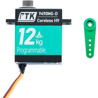 Coreless servo 12KG waterproof TRX4M digital HV8.4V 1/18RC upgrade component unmanned aerial vehicle fixed-wing model car servo