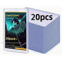 20-100pcs Card Sleeves Holder PVC Game Trading TopLoaders Hard Plastic Toy Top Loaders For Protectors Storage Gift