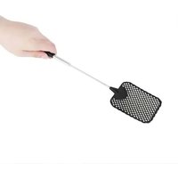 Outdoor Fly Swatter with Retractable Design, Non-Slip Wire Grip and Durable Mesh for Effective Fly Control in Yard