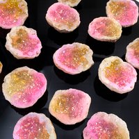 1PC High Quality Natural Electroplated Pink Agate,Birthday Gift,Men Gift,Scene Decoration,Crystal Ornaments,Table Decoration.