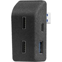 For Tesla Model 3 Y Highland Juniper 2021-2025 Glove Box Flocking USB HUB Adapter Quick Charger Car Accessories