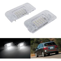 2x 15SMD LED-Kennzeichenbeleuchtung für Mercedes Benz B-Klasse W242 W246 11-19
