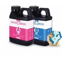 1:1 Crystal Clear Epoxy Resin Kit – Fast Cure, Heat Resistant for Art, Jewelry, Wood Table Tops & DIY Coating Projects