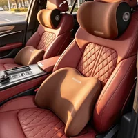 Car lumbar support, waist protection, breathable memory cotton, all season universal headrest, neck protection cushion