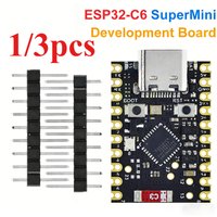 1/3PCS ESP32-C6 SuperMini Development Board Microcontroller Programming Learning Controller Core Board