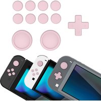 PlayVital Silicone Cross D-Pad Button Covers and Thumb Grip Accessories Set For Nintendo Switch/Nintendo Switch OLED/Switch Lite