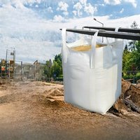 Thickened Wear-Resistant Double-Weave Cloth Space Crane Belt Sludge Ton Bag Waste Flood Control Canvas Ton Bag