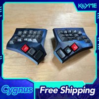 Cygcus Wireless Split Keyboard Kit Hot Swappable MX Switch 1000mAh ZMK PLA Customized Split Keyboards Kit PC Gamer Accessories