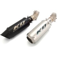 Tuyau en acier inoxydable pour moto, Escape Mid Link Pipe, Slip-On Silencieux, PerfecDB Killer, Sac à dos CFMOTO 450, 2022-2024, 51mm
