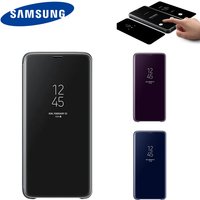 Original Samsung Galaxy Smart LED Leather Case For S10 S10+ Plus S9 Note8 Phone Cover Cases