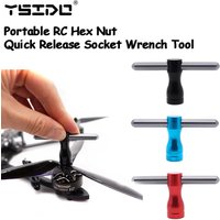 YSIDO Propeller Cap Hex Nut Hex Nut Removal Tool Quick Release Tool Nut Wrench for RC FPV Racing Drone M5 2205 2206 2207 Motor