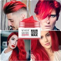 Hair Colour Wax Washable DIY Styling Hair Color Wax Disposable Colorful Hair Dye Cream Hair Colour Products for Unisex Adult