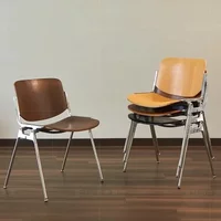 Modern Dining Chairs Mid-Century Ergonomic High Back Kitchen Chairs For Dining Room Home Office Contemporary Furniture Decor