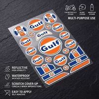 G-UL-F Universal Multi-Purpose Reflective Waterproof Stickers Scratch Conceal For Auto Bike Helmet Mug Fridge Decoration