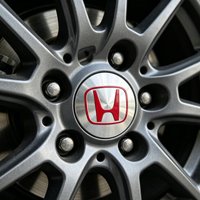 6.5CM Wheel Center Stickers Hub Cap Alloy Car Decals for Honda INSPIRE VTEC DOHC Modulo Vezel CITY CIVIC Mugen RR Vezel Badge