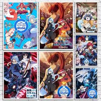 T-That Time I Got Reincarnated as a Slime Poster Versatile HD Waterproof Wall Art Self-Adhesive Decor for Any Space Ideal Gift