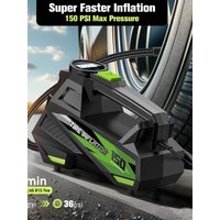 AliExpress CARSUN Carsun Wired 12V Car Air Compressor: Electric Tire Inflator for Motorcycle & Bicycle, with Automatic Inflation & Digital Display