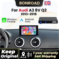 BONROAD Wireless CarPlay Android Auto Interface Adapter For Audi A3 8V Q2 8P 2013-2018 with Bluetooth AirPlay Mirror Link Module
