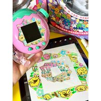 New Suit For Tamagotchi Paradise Cute Anime Characters Can/Cannot Stick Panel Paper In Stock Ornament Protective Film Decorative