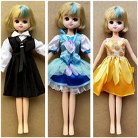 Licca Chan Doll Clothes School Dresses Princess Dress Doll DIY Clothing
