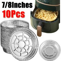 Special Tin Foil Tray For Air Fryer Food Grade Household Tin Foil Bowl Disposable Aluminum Foil Tin Paper Tray Oven Baking Paper