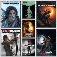 Game T-Tomb Raider Poster Modern and Elegant Wall Stickers for Home Decor Living Room Dormitory Wall Art