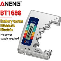 ANENG BT1688 Universal Card Battery Tester D C AA AAA N Battery Test Intuitive Detector Portable 9V 1.55V Button Cell Tools
