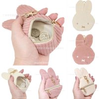 Hot Cute Miffy Series Coin Purse Cartoon Exquisite Creativity Printing Lightweight Portable Corduroy Mini Storage Bag