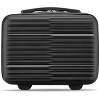 14 Inch Zipper Makeup Box Black/Pink/Blue/White/Red Women/Men Travel Suitcase Luggage Compressive Material