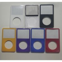 For iPod 5th Video Red Black White Yellow Purple Blue Transparent Clear Front Cover
