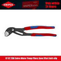 KNIPEX Plier 87 02 250 Cobra Water Pump Pliers Save Effort Anti-slip Hardened Teeth Adjustable Tool Pliers Hand Tool
