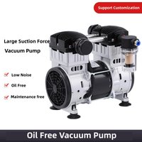 Large Suction Force Oil Free Vacuum Pump Industrial Air Extraction Pump Test Room Suction Filtration Silent Negative Pressure