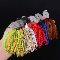 12.5G Chatter Bait Spinner Bait Weedless Fishing Lure Wobbler Chatterbait for Bass Pike Walleye Fish Fishing Lures