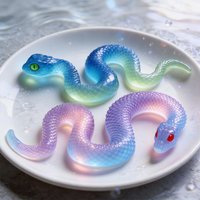 3D Snake Silicone Mold DIY Coiled Snake Molds Handmade Plaster Resin Drip Molds Desk ornament Home Decor