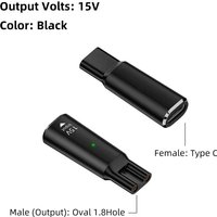 15V HQ8505 USB Type C Shaver Adapter Charging Converter for Philips Norelco One Blade QP6520 QP6530 QP6510 Beard Trimmer